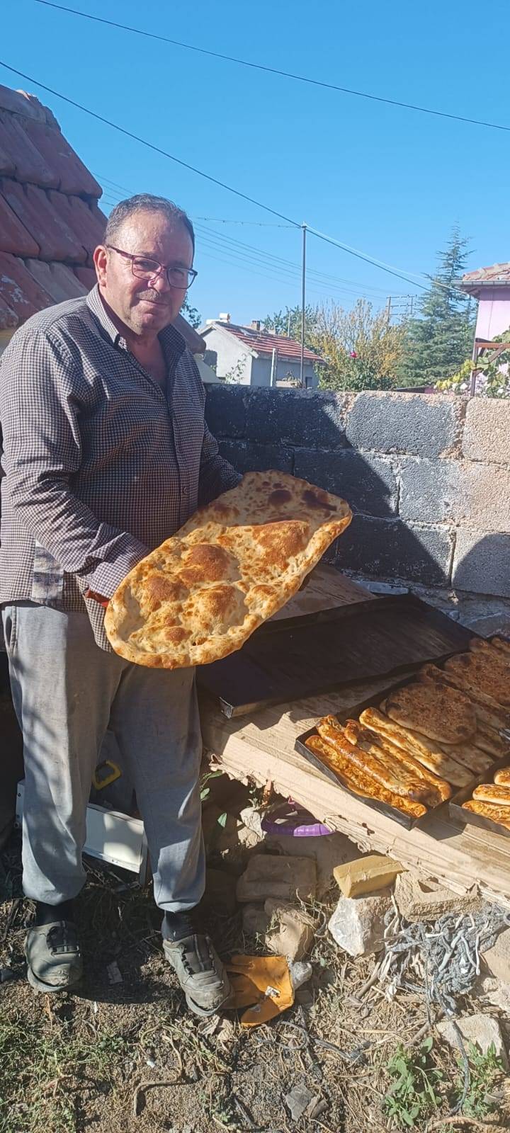 Konya’da bahçede fırın, sofrada lezzet! 3